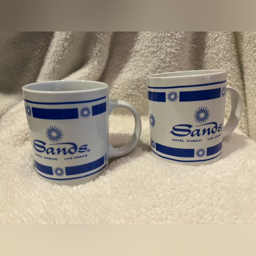 Vintage Sands Hotel Casino Las Vegas mugs